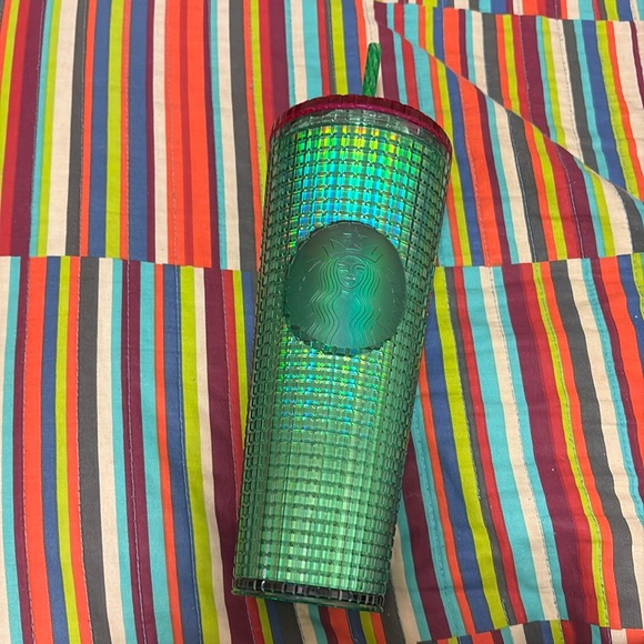 Starbucks Accessories - Starbucks watermelon 24 ounce Tumblr straw small chip top edge nothing serious